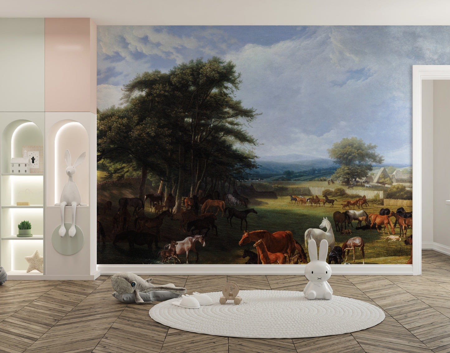 Horse Meadow Wallpaper Murals For Walls - Giffywalls