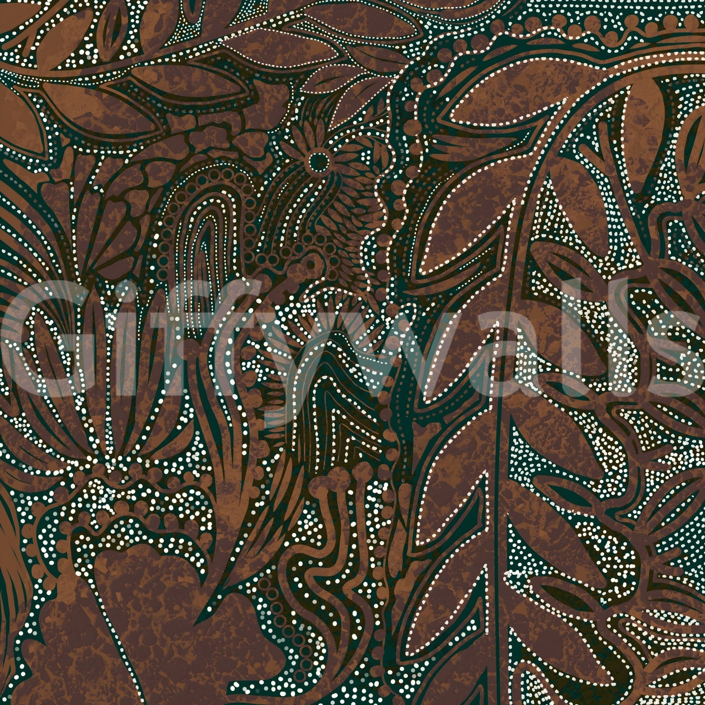 Indigenous Forest Wall Mural