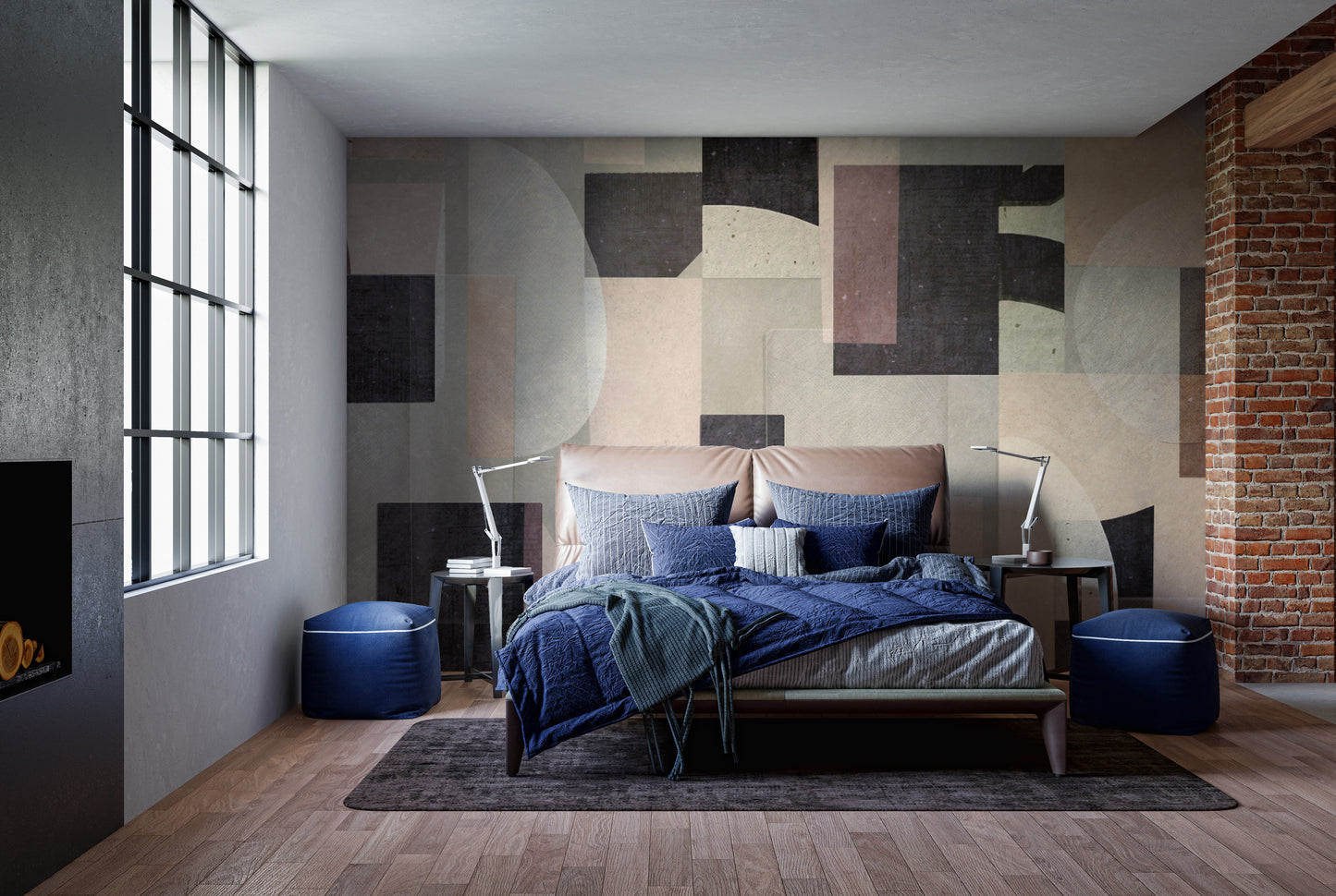 Distinctive Inkiostro Bianco mural showcasing artistic detail.