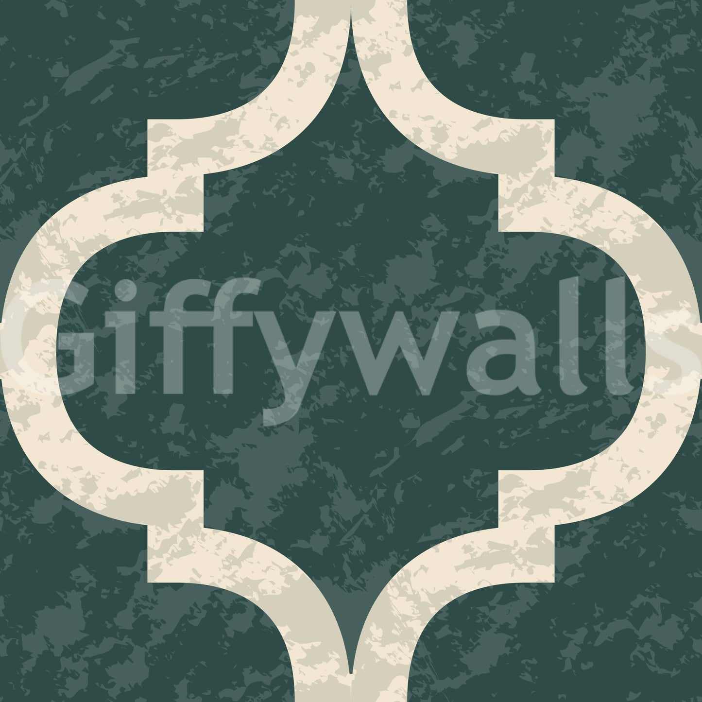 Textured-look ivy green trellis wallpaper for cozy interiors