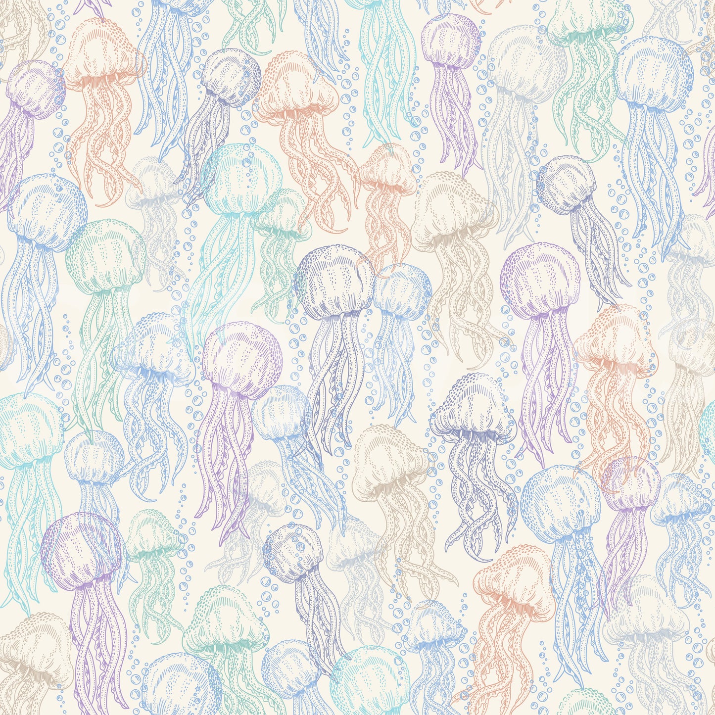 Jellyfish Doodles Wallpaper