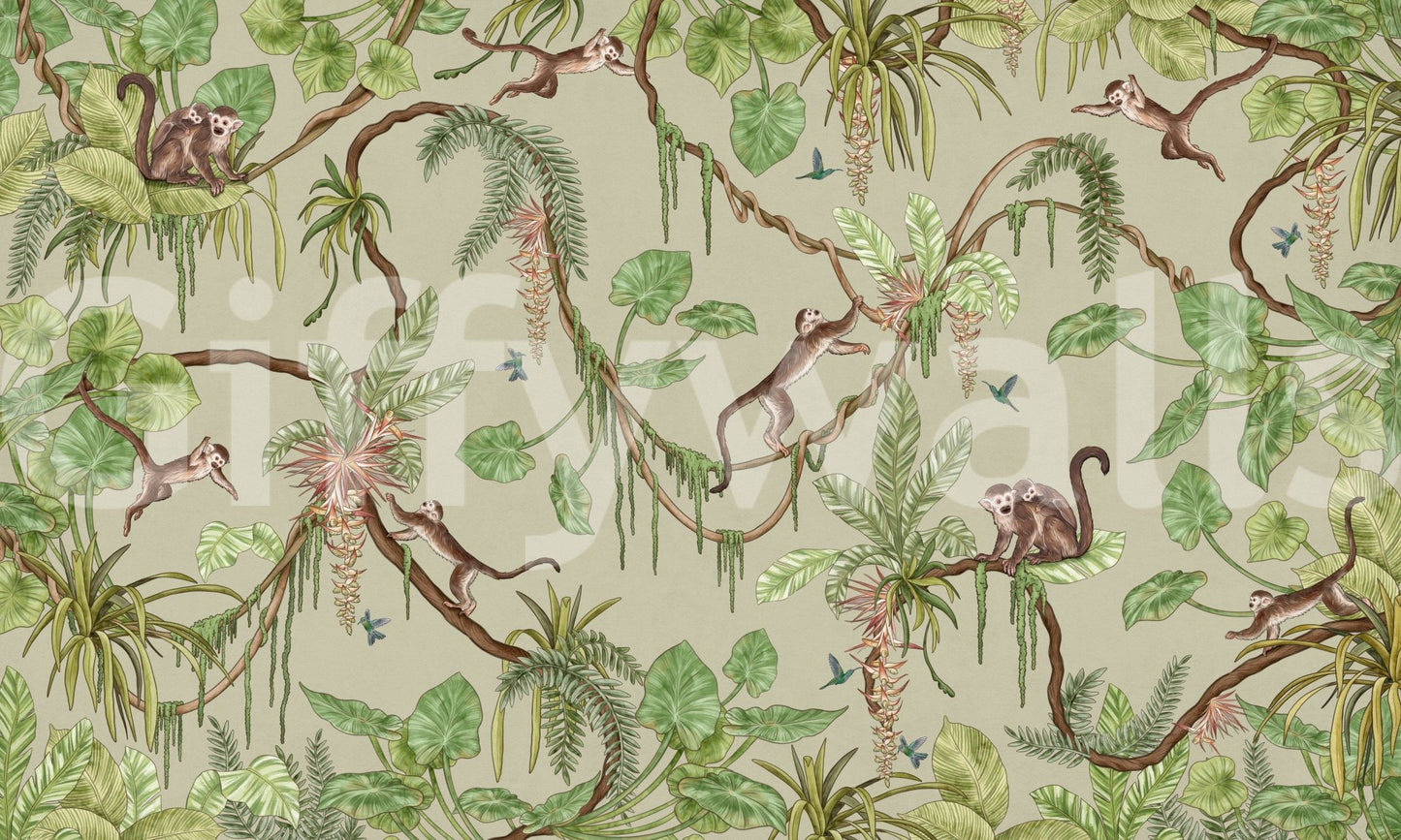 Jungle Jamboree Wall Mural