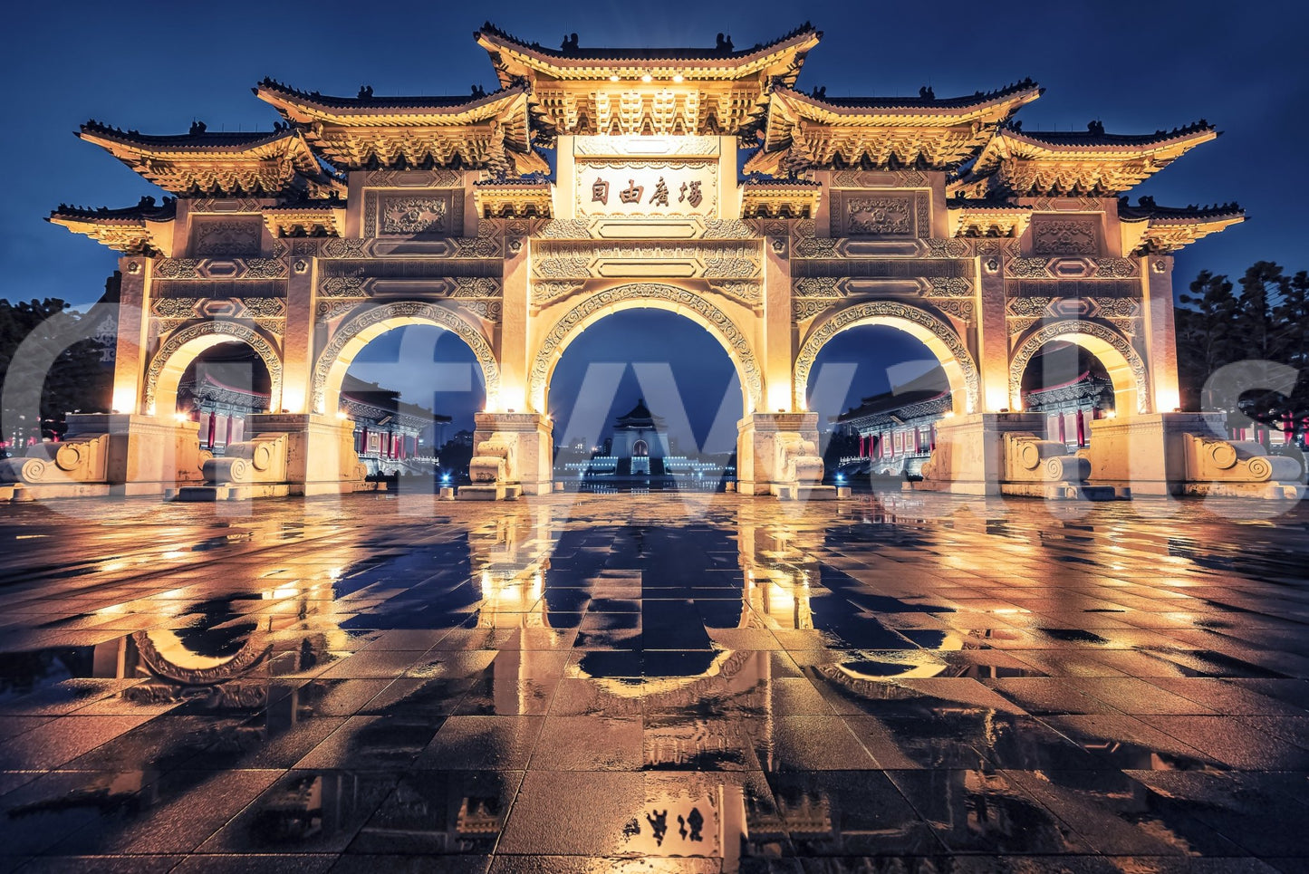 Lanterns of Taipei Wall Mural