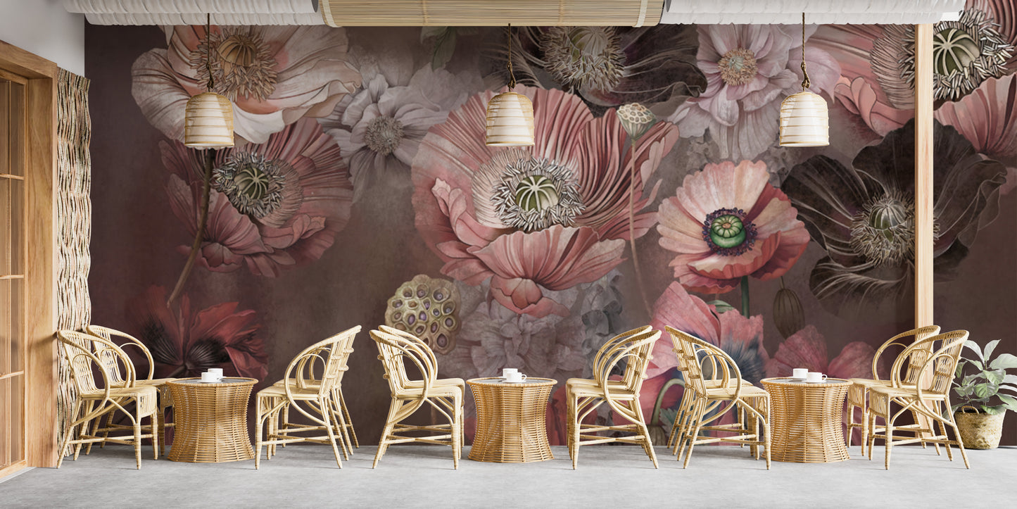 Dreamy Petal Pattern Wallpaper