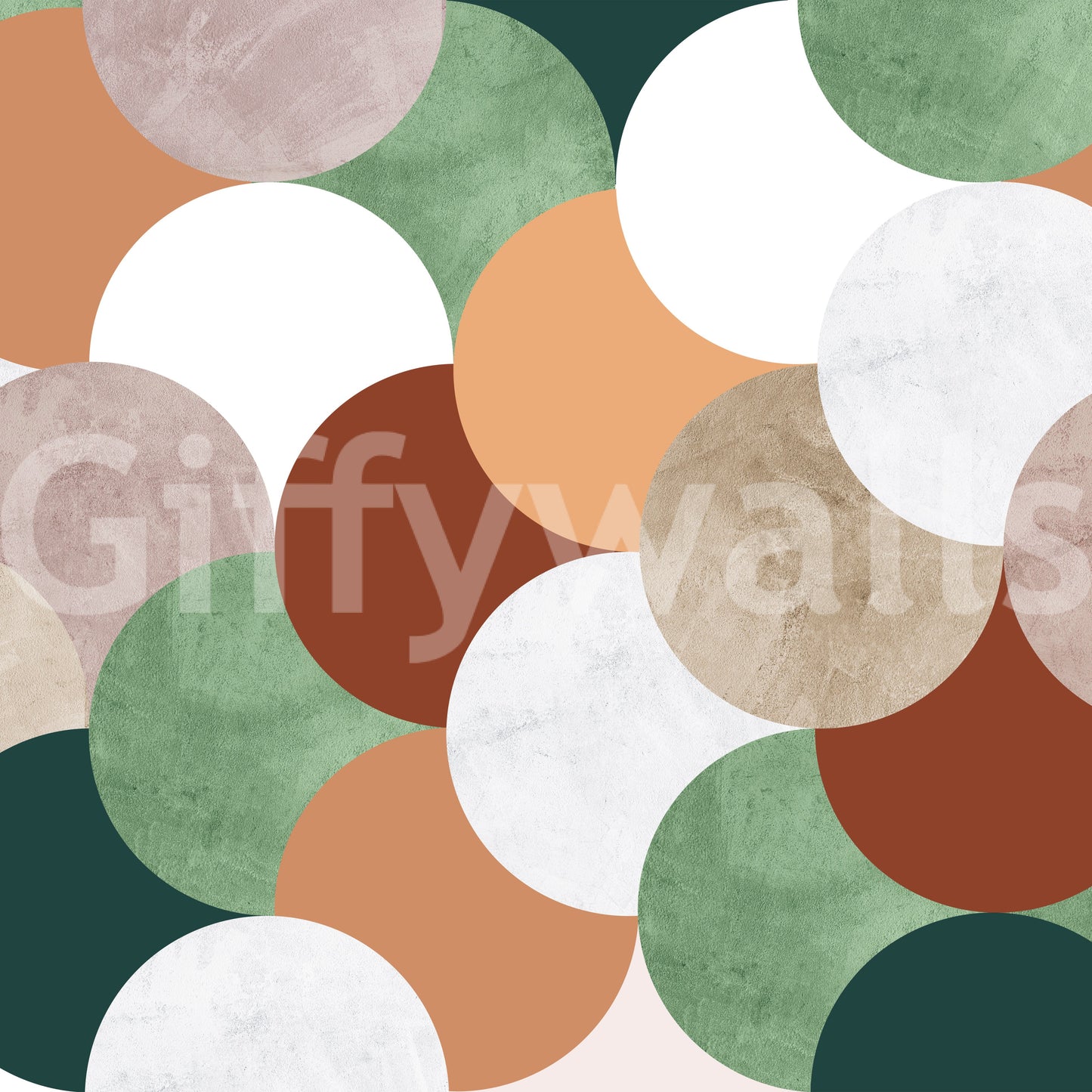 Warm tone geometric wallpaper