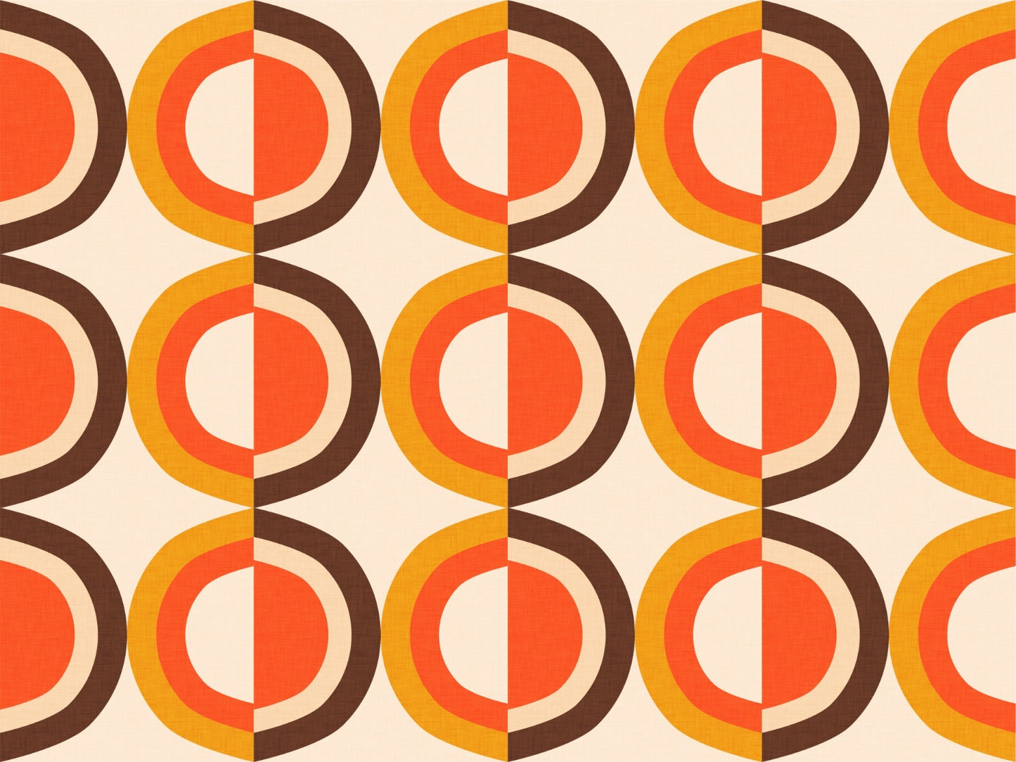 Mid Mod Classic Dots Beige Wallpaper - Giffywalls