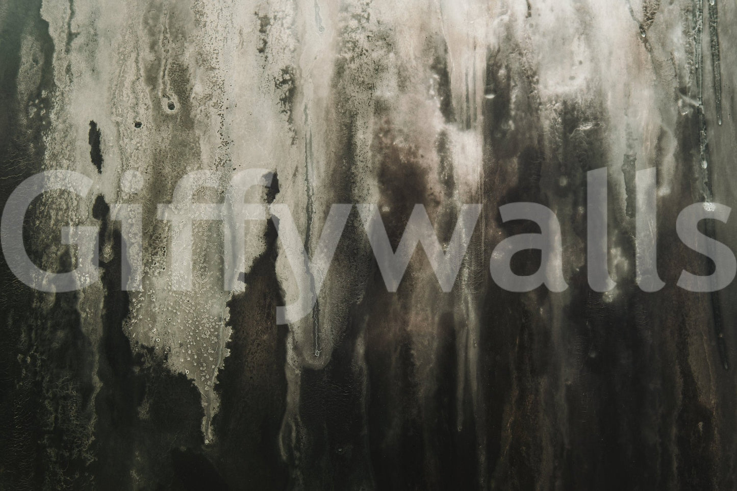 Fresque murale de cascade brumeuse -2226166