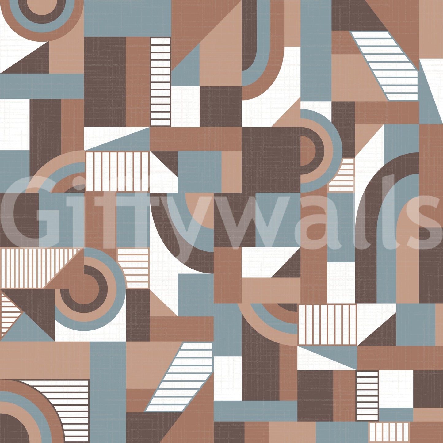 The wallpaper has a smooth, non-reflective matte finish.