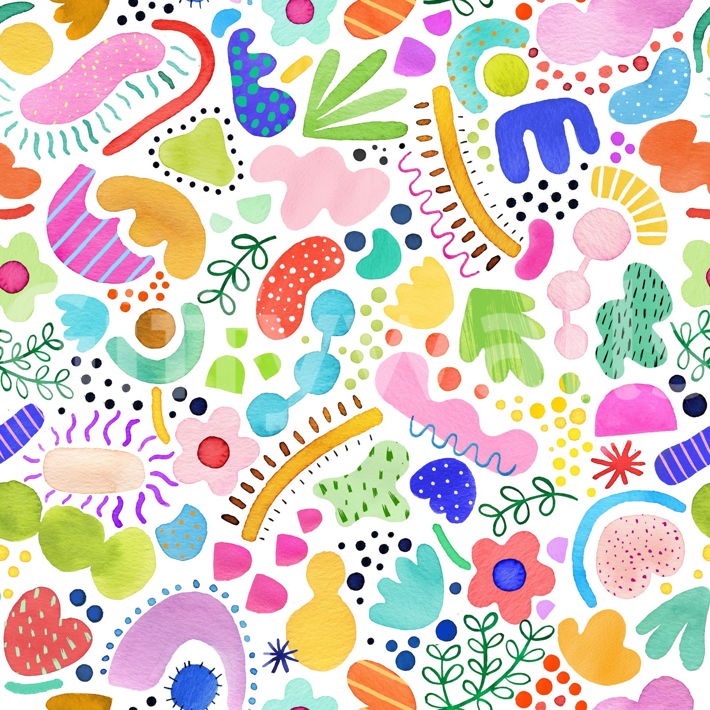 Moderne fed abstrakt tapet