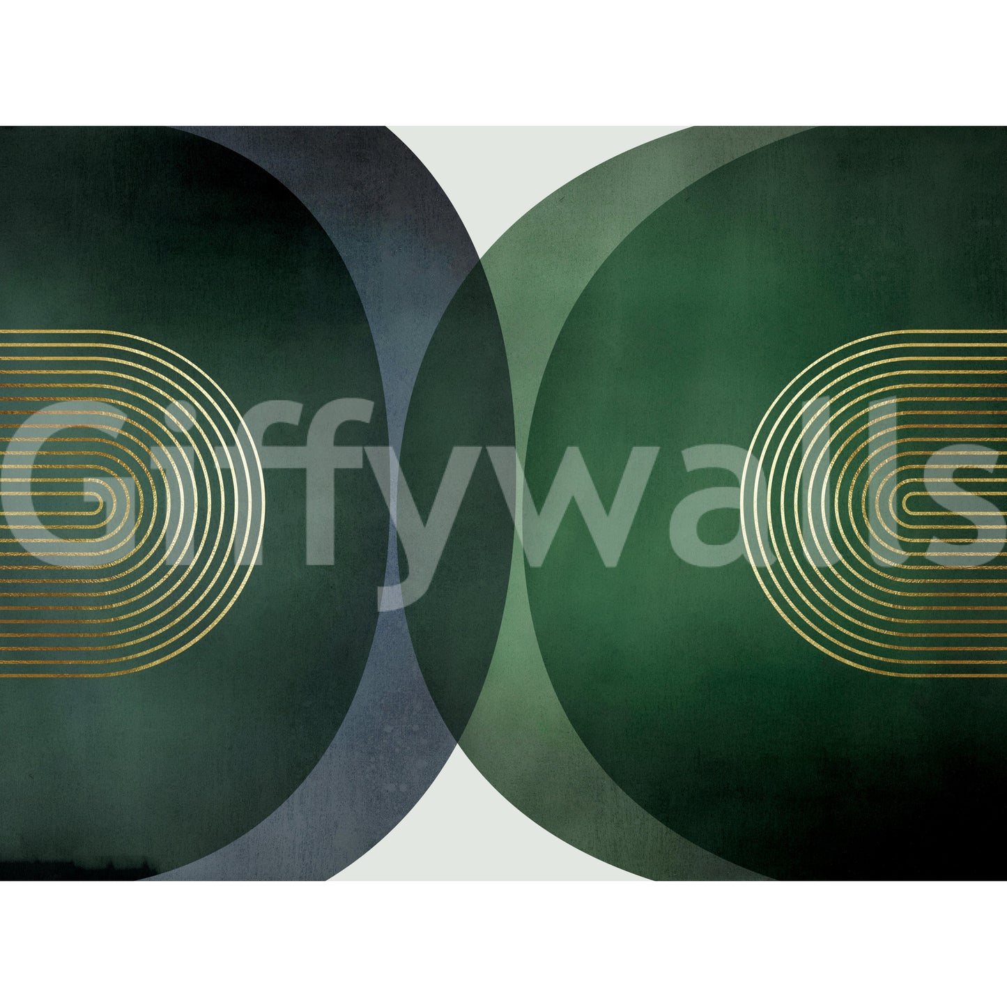 Modern Mid Century Wall Mural