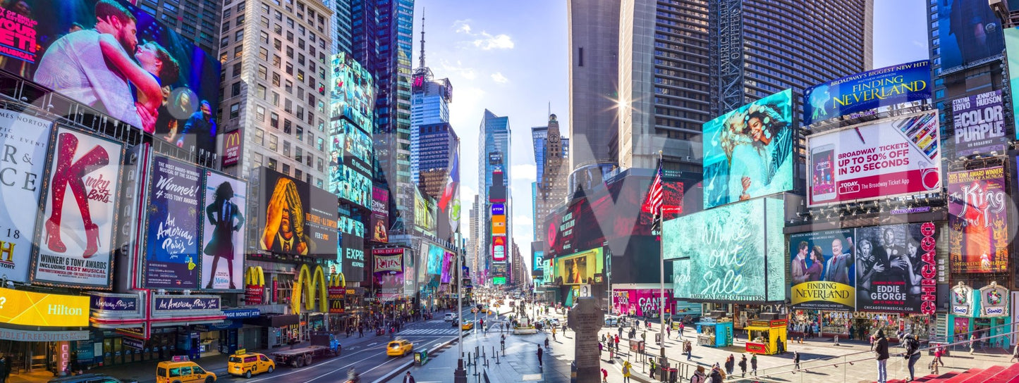 Neon Symphony Wall Mural