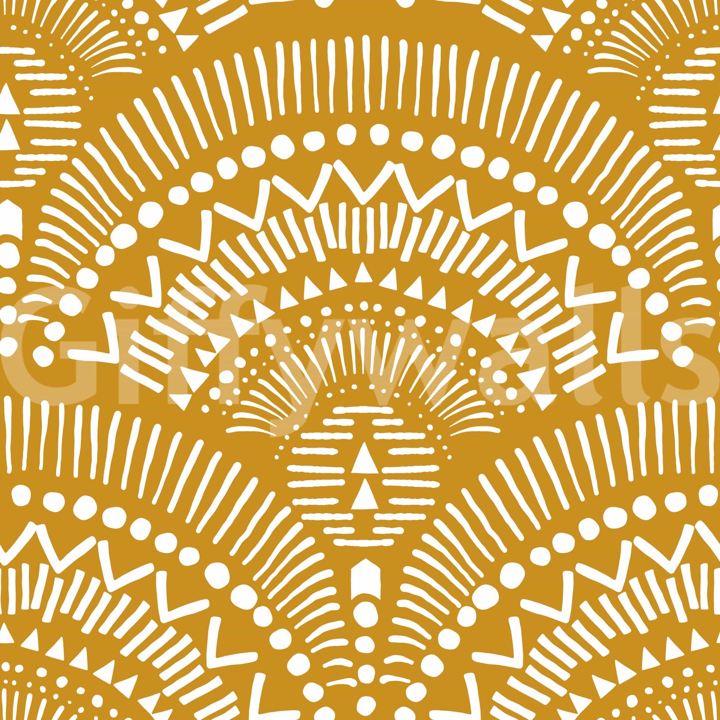 Papier peint à motifs ethniques