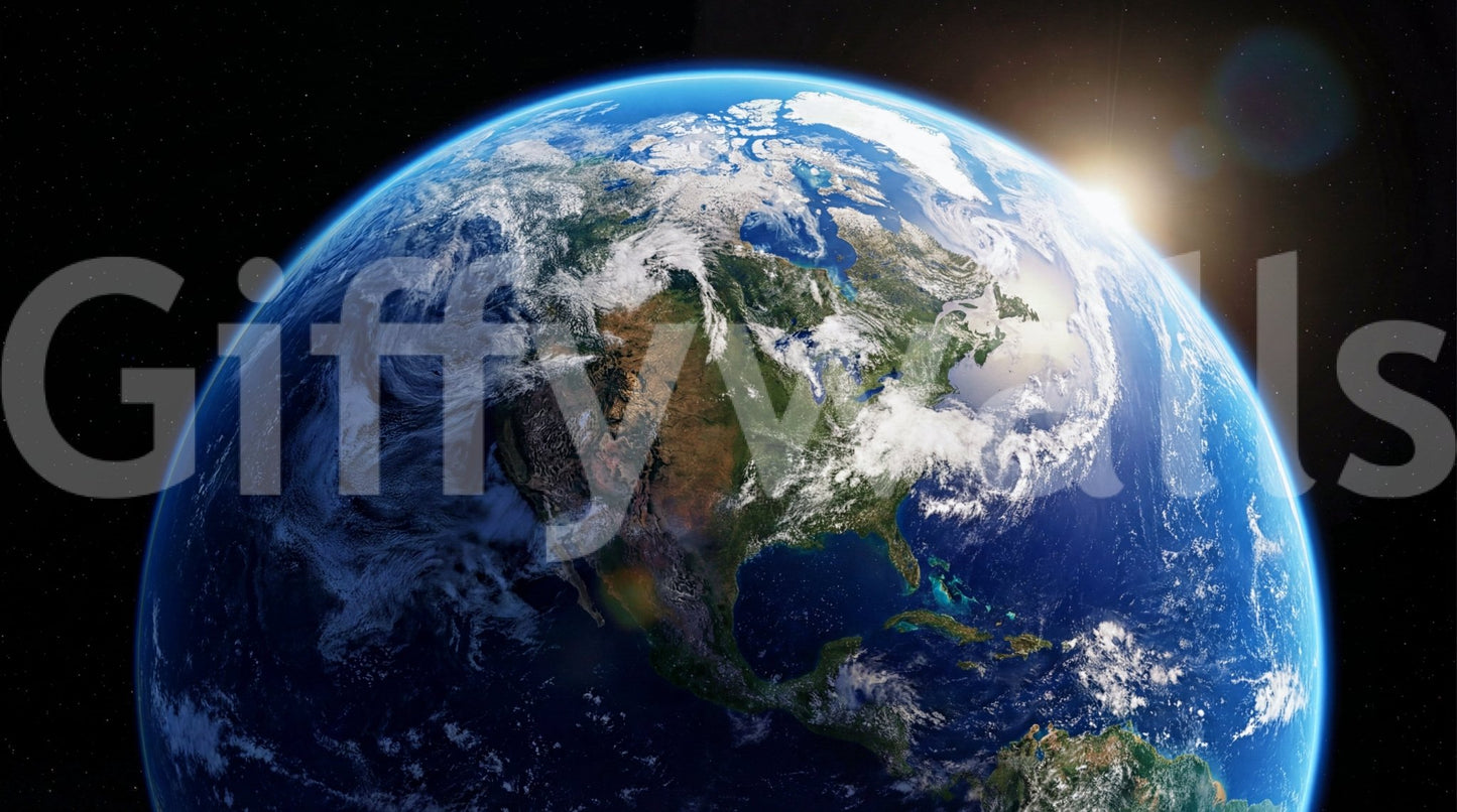 Fresque murale Orbital Dawn