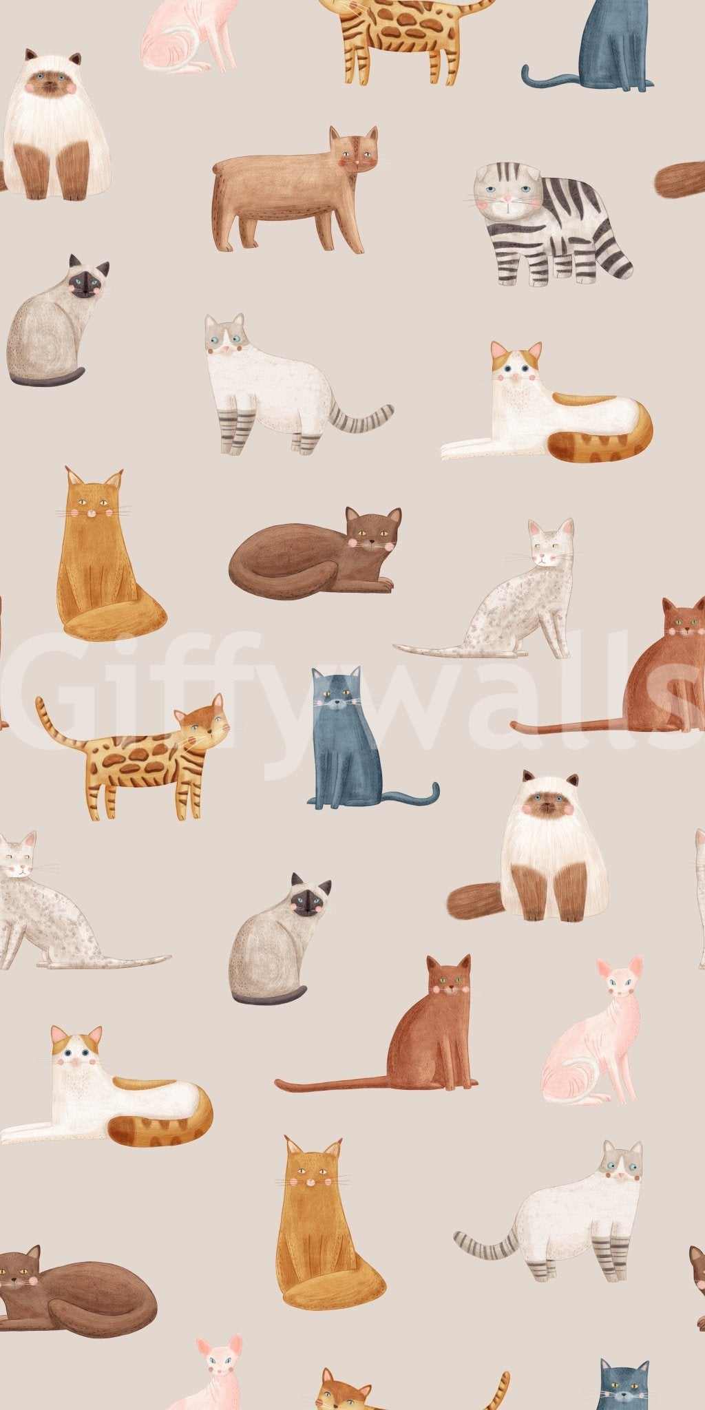 Purrfectly Pawsome Cats Wallpaper