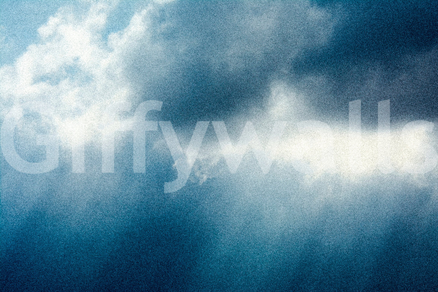 A high-quality serene rain wall mural for walls.