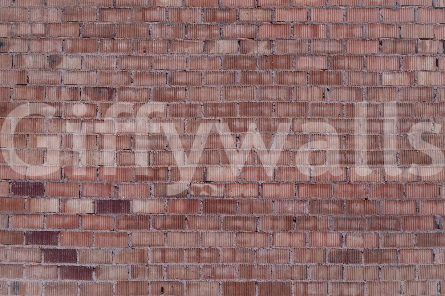 Terracotta Brick Wall Design Wall Mural -2306182