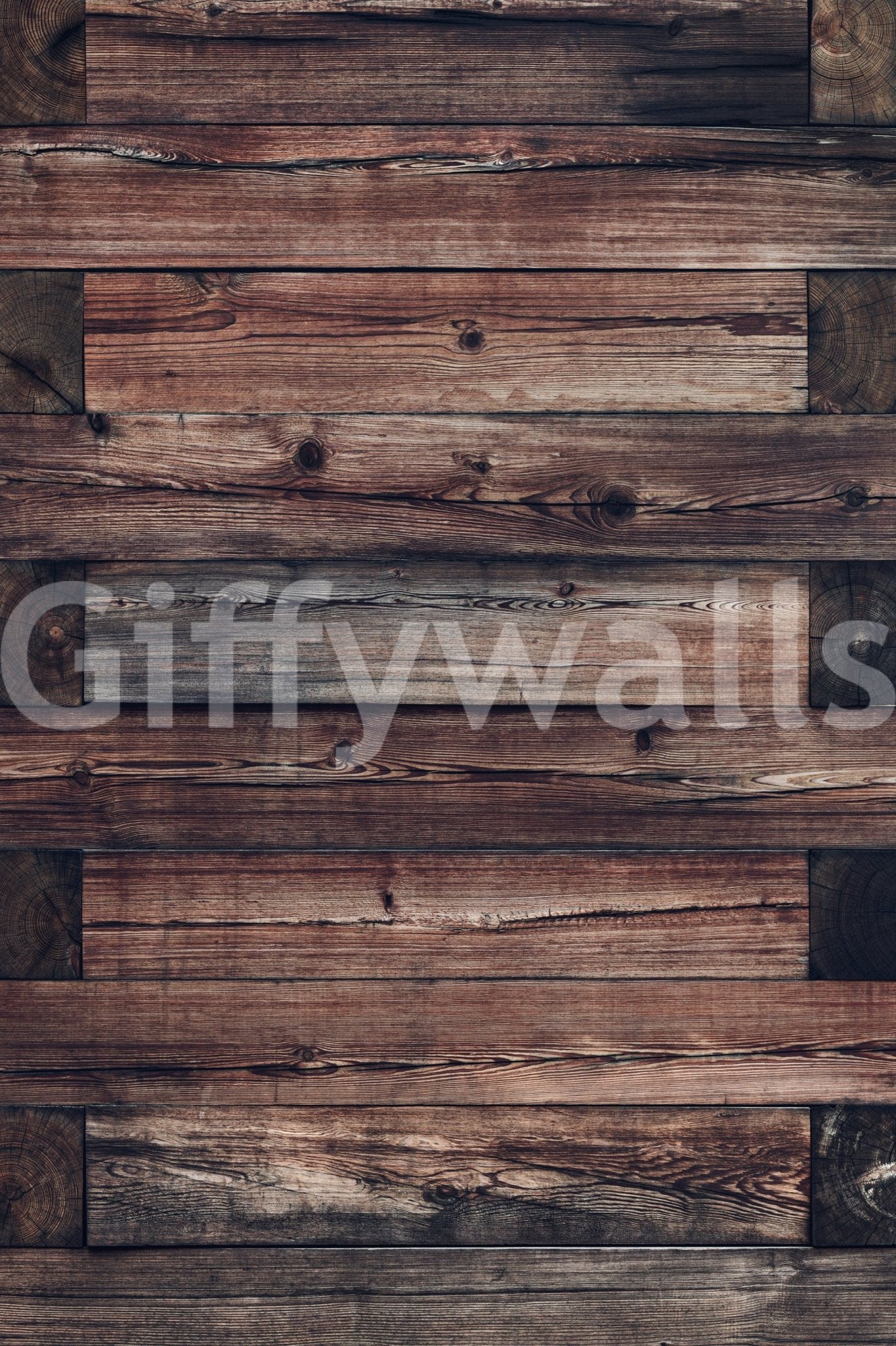 Rustic Timber Wall Mural -2226405