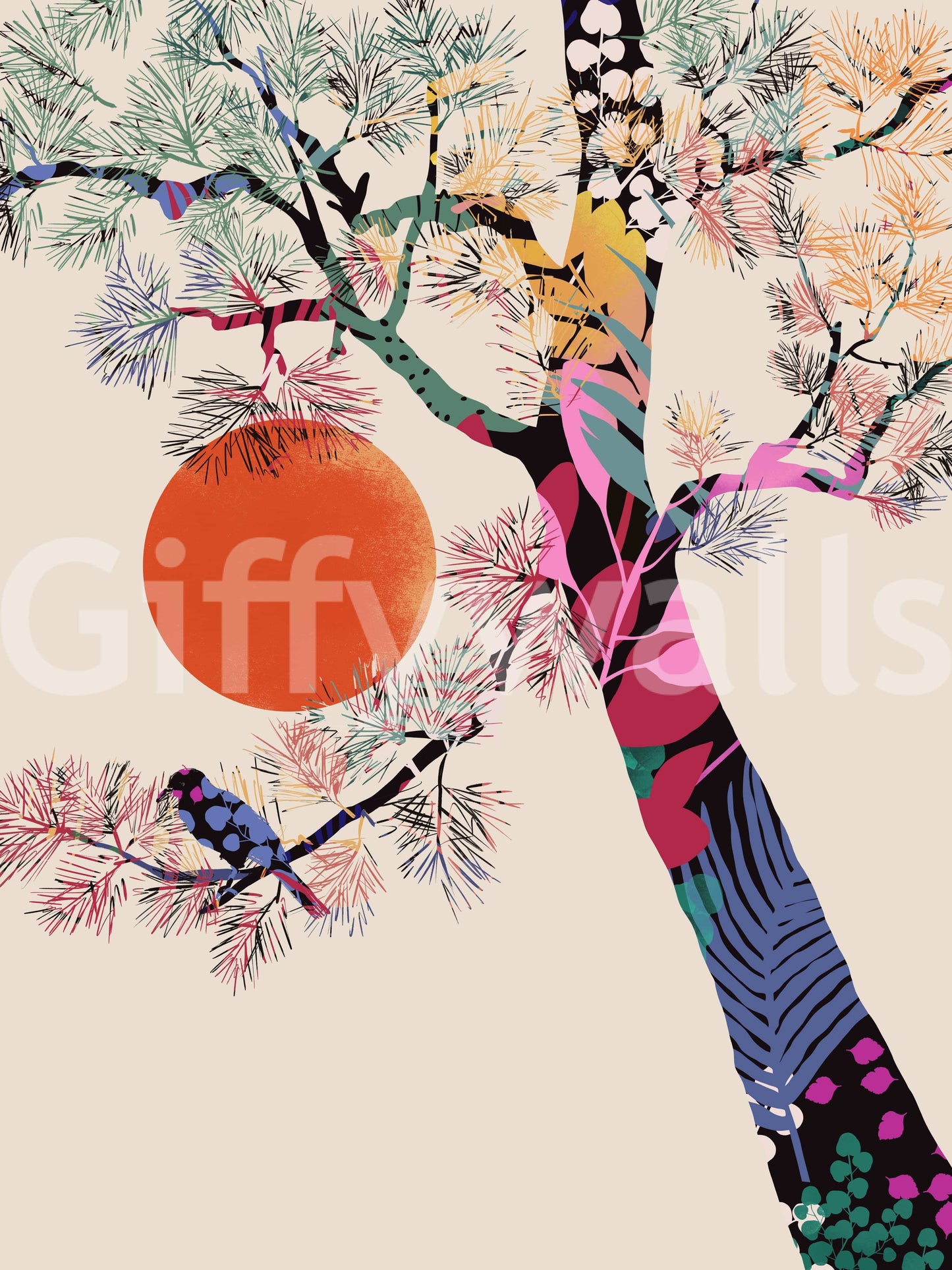 Japanese Summer Wall Mural