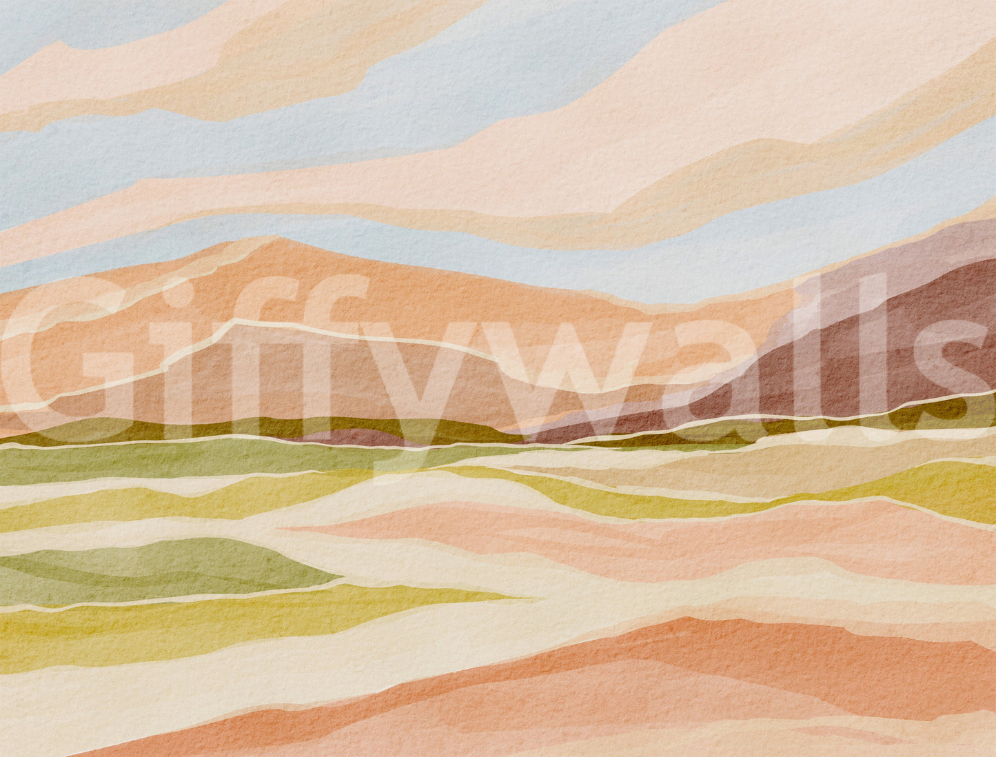 Tranquil hills wallpaper