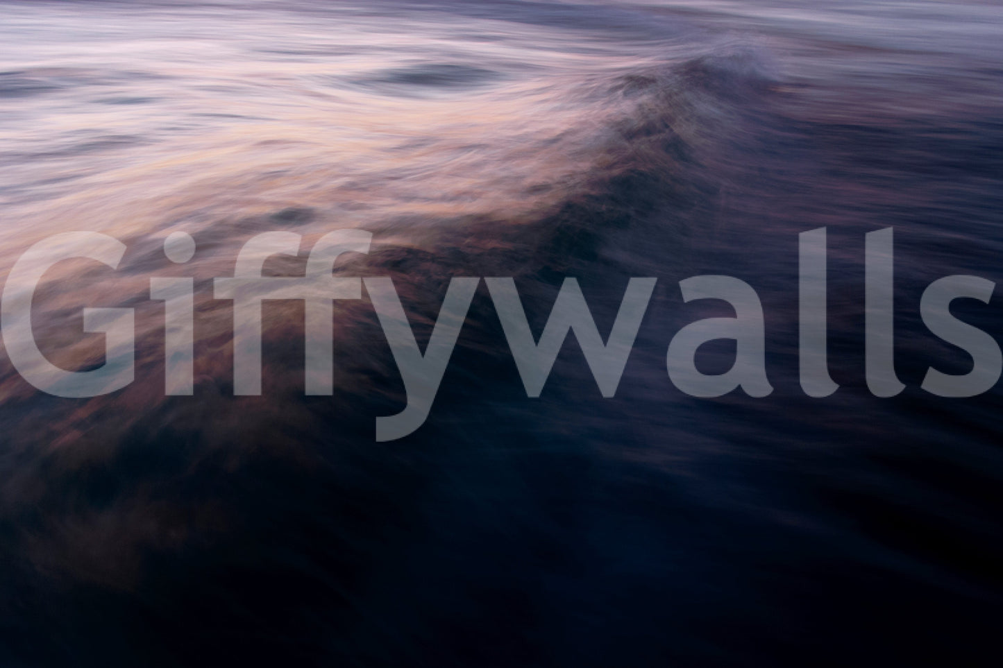 A high-quality serene ocean wall mural for walls.