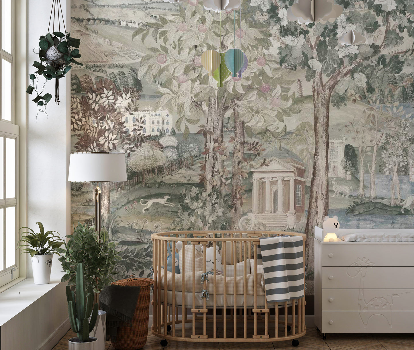 Timeless Zoffany Green Gradient Wall Decor