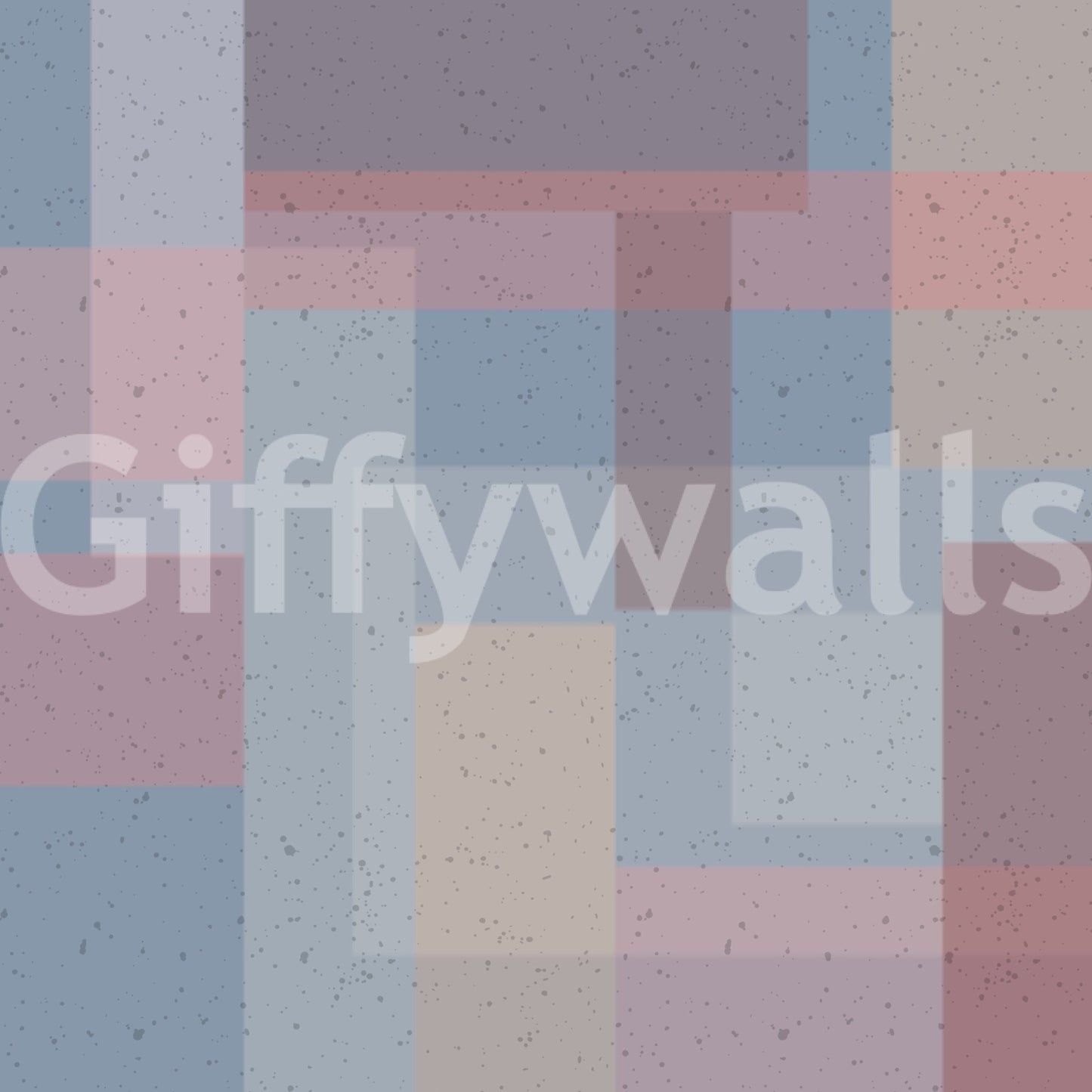 A calming wallpaper design with overlapping rectangular blocks in washed pastel tones.