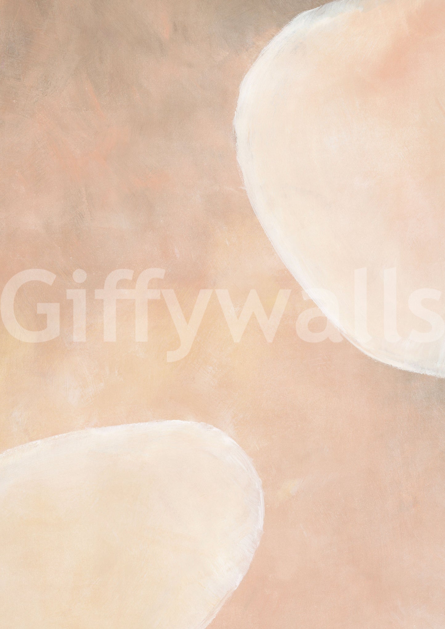 Modern minimal wallpaper in sand tones