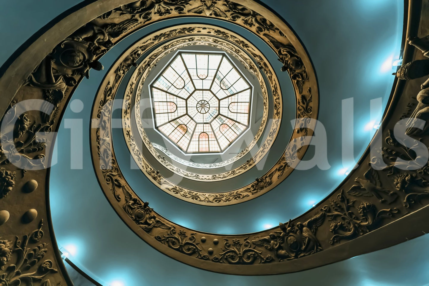 Spiraling Grandeur Wall Mural