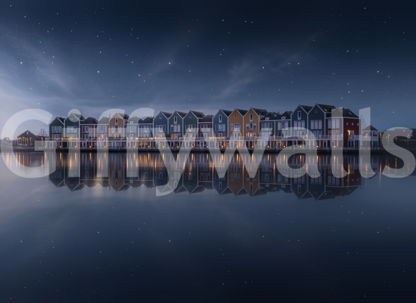 Fresque murale Reflets étoilés -2365980