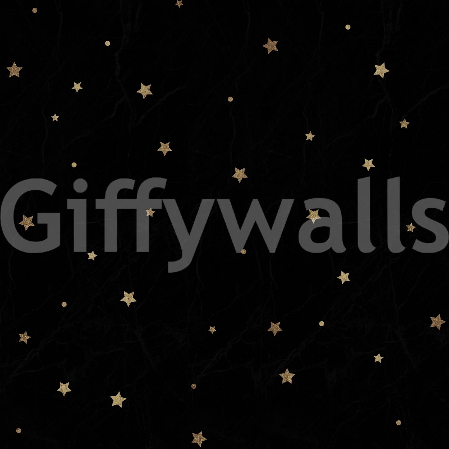 Stars on black sky mural bringing celestial charm indoors