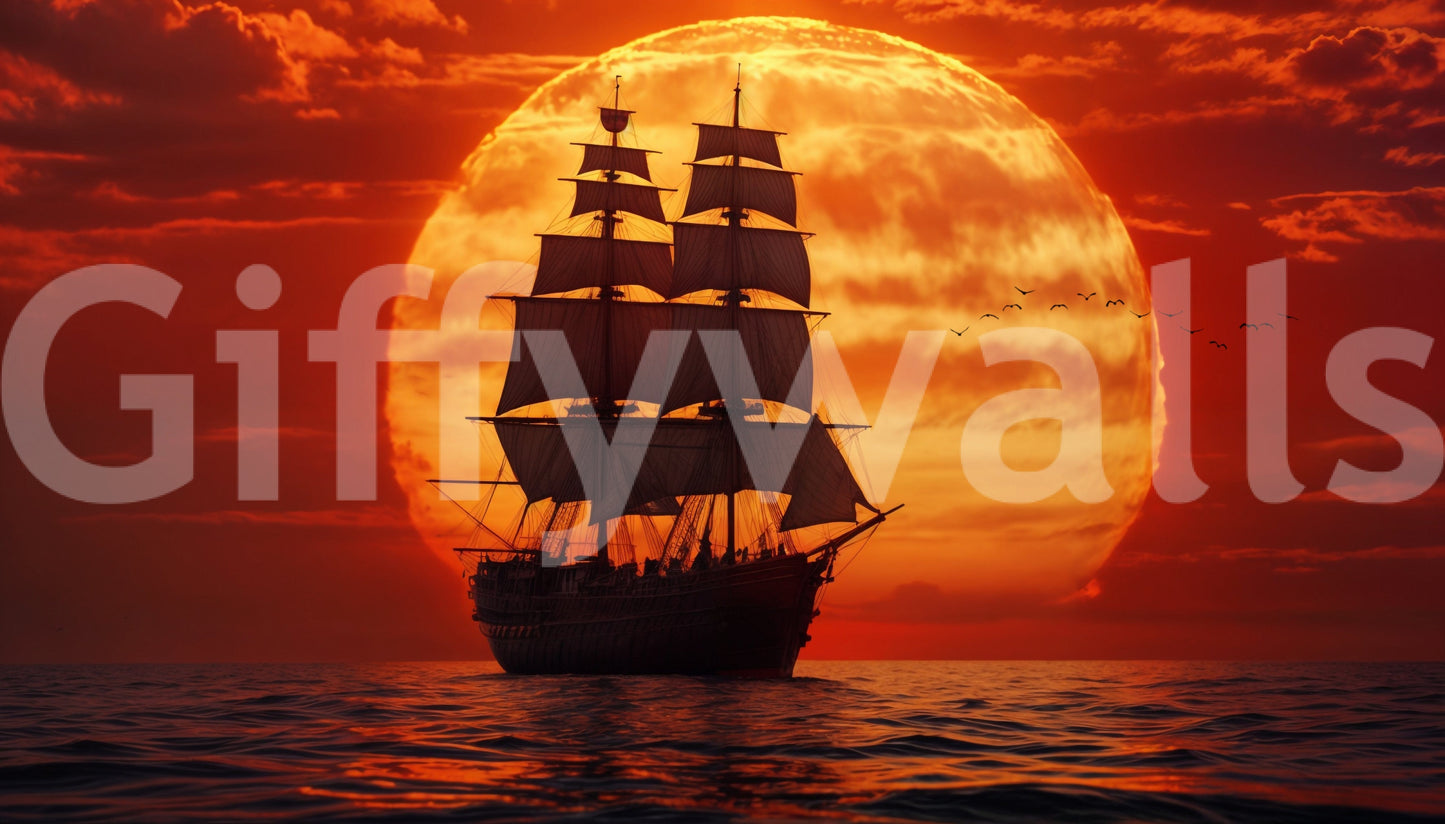 A detail of the warm tones in the sky and clouds.