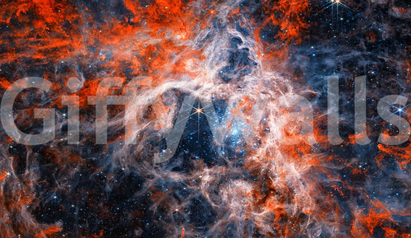 The design is non-realistic and interpretive.