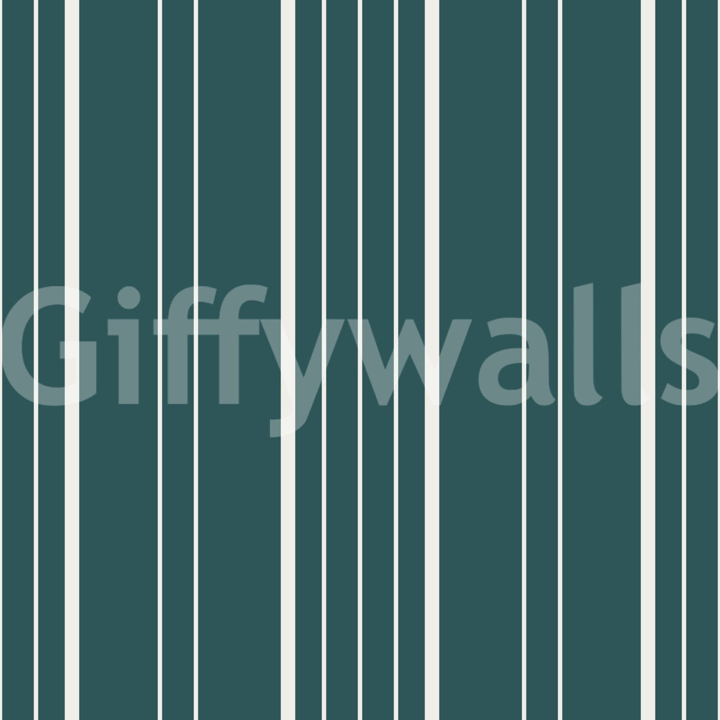 Teal Stripe Wallpaper