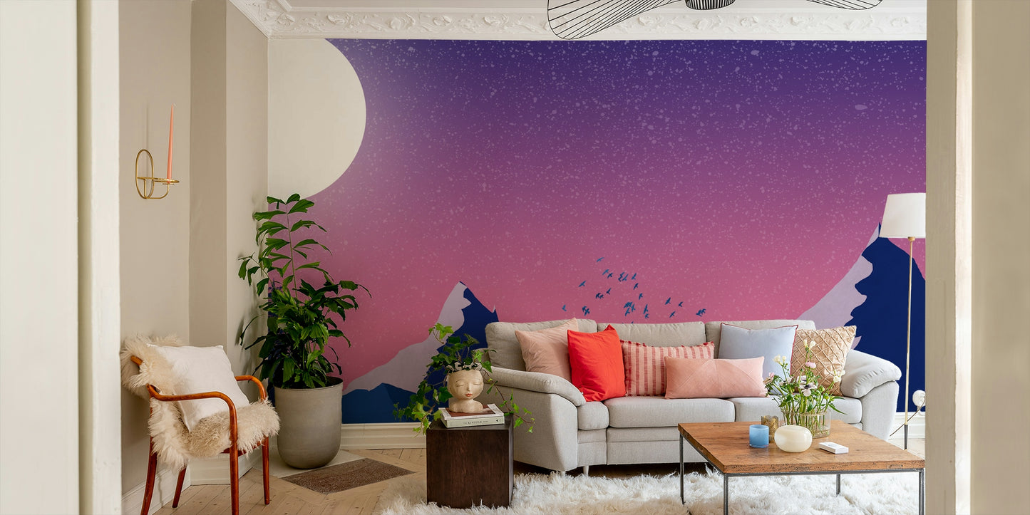 Die kalten Berge bis Winter