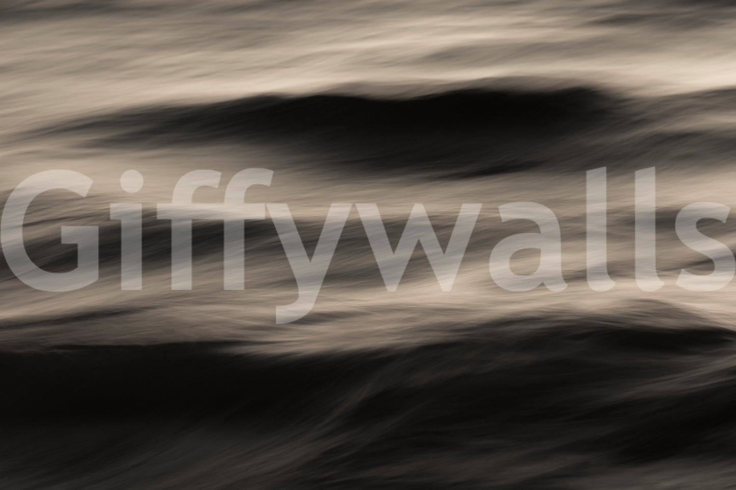 A high-quality serene ocean wall mural for walls.