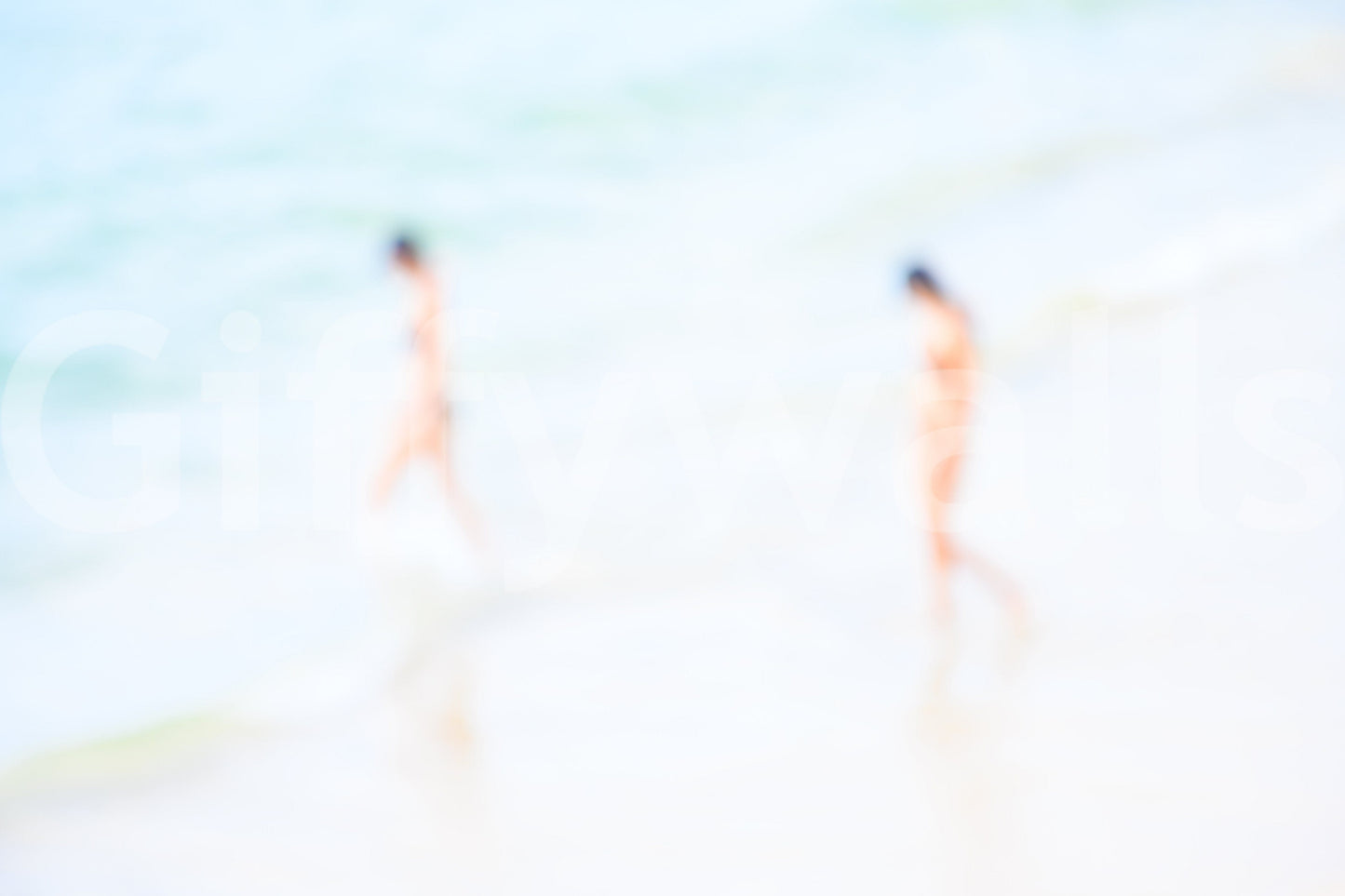 A detail of the warm tones in the rock and water.