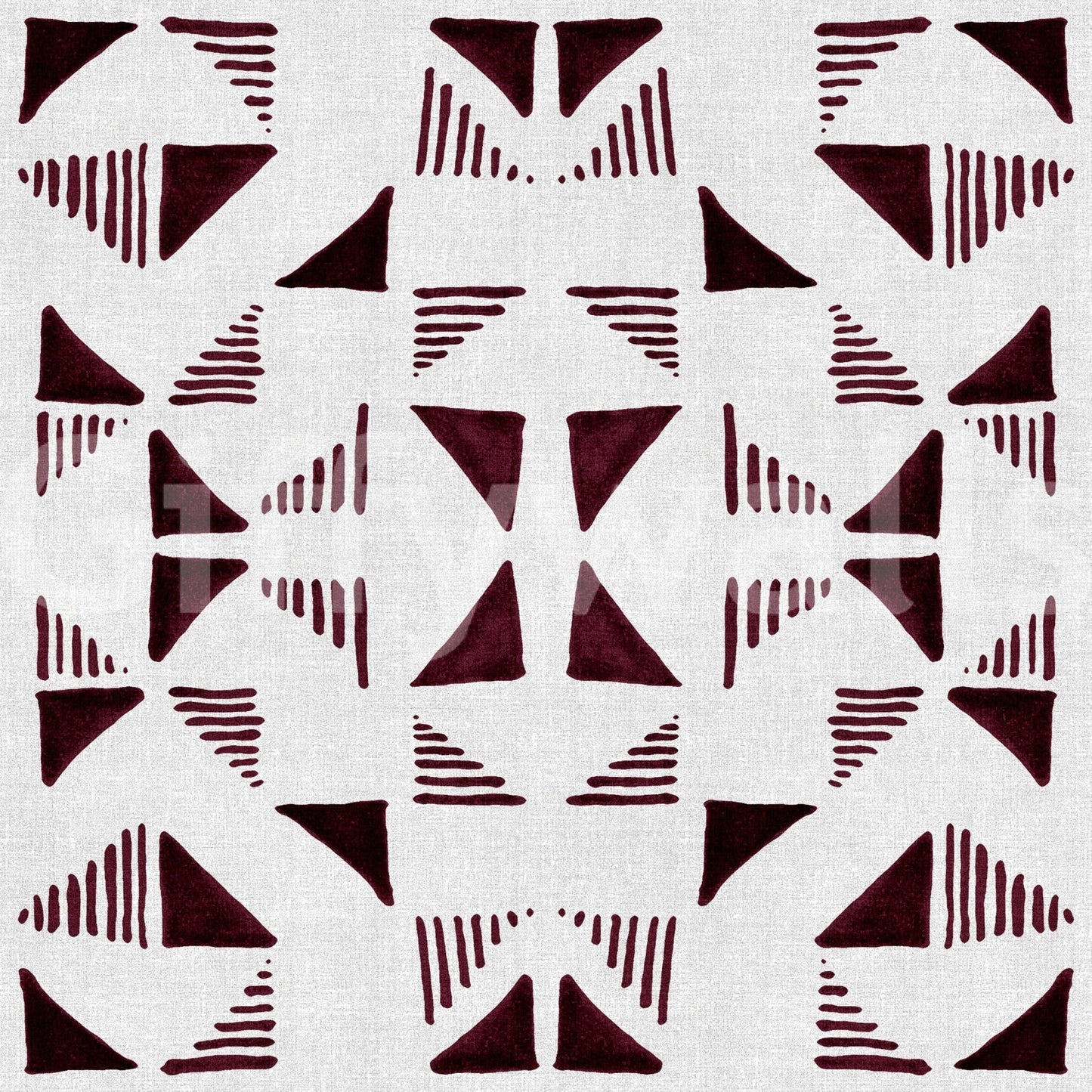 Triangles Composition Burgundy Wallpaper