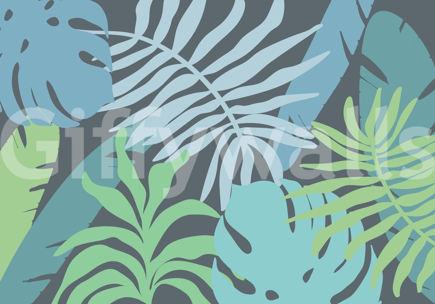 A high-quality serene forest wall mural for walls.