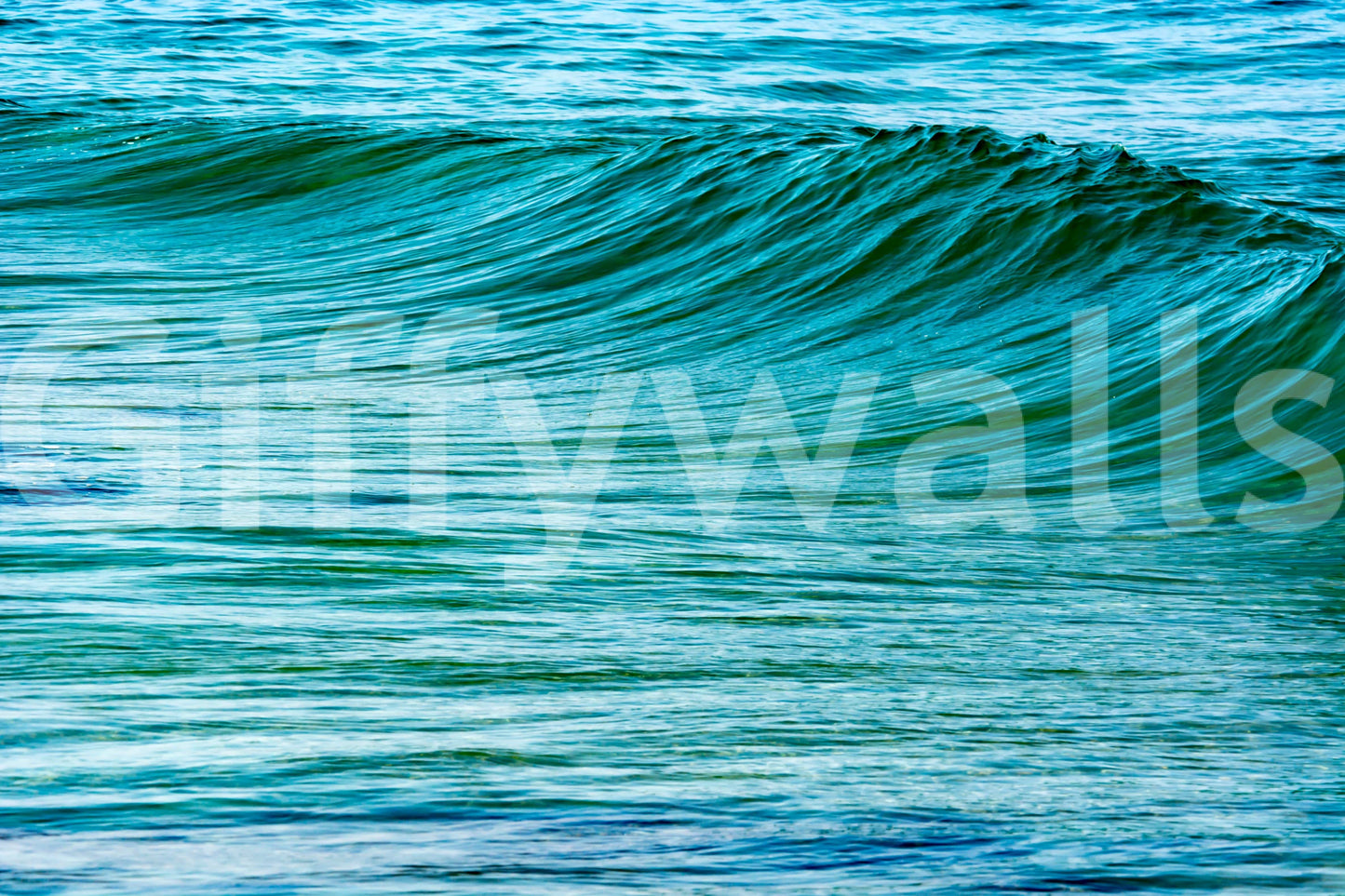A high-quality serene ocean wall mural for walls.