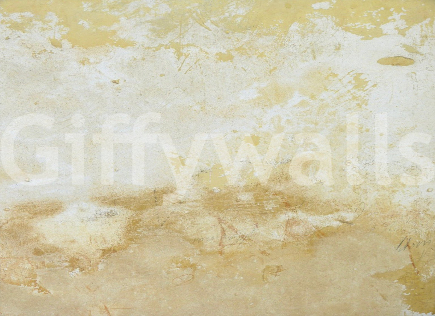 Soft neutral plaster texture wall mural design