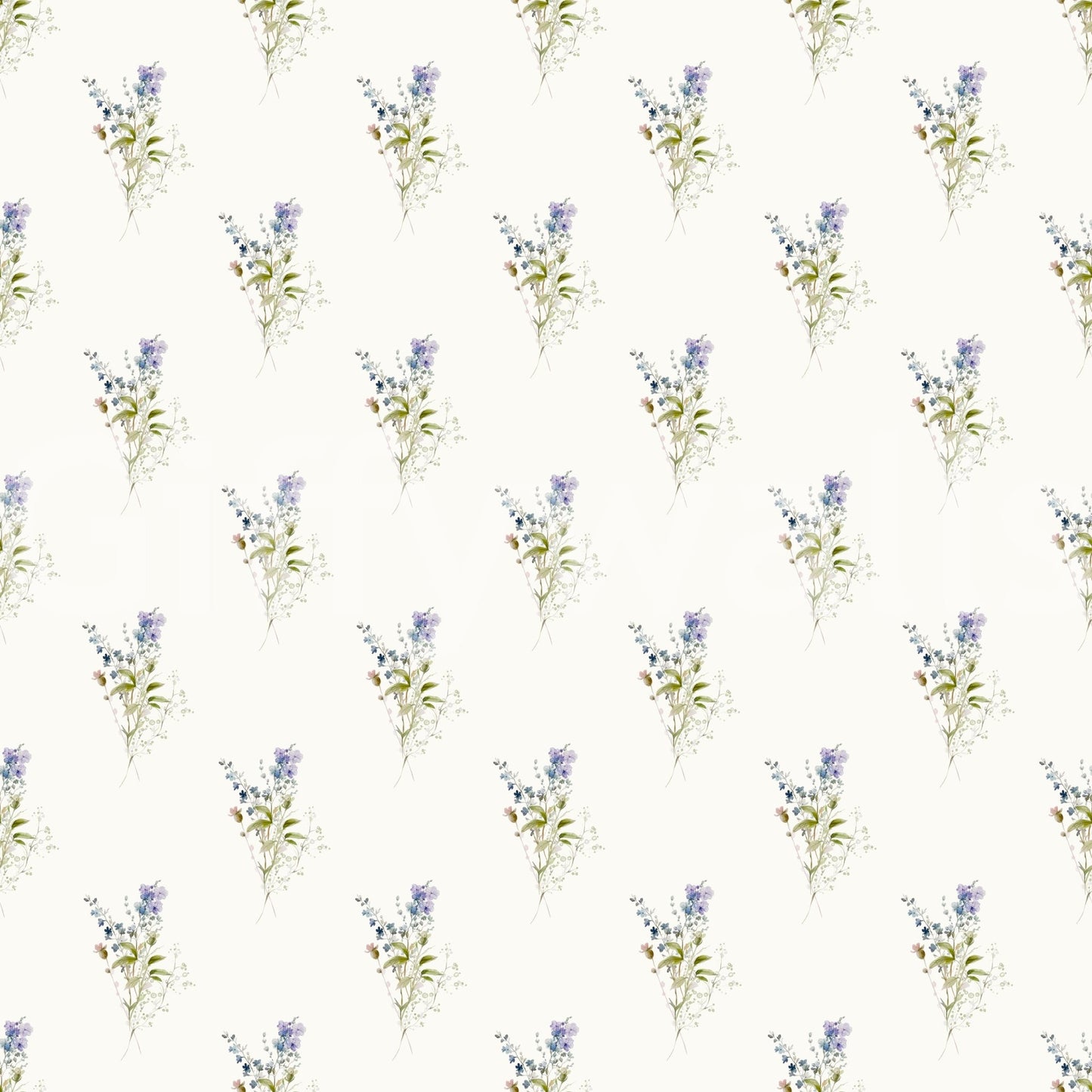 Vintage Floral Whispers Wallpaper