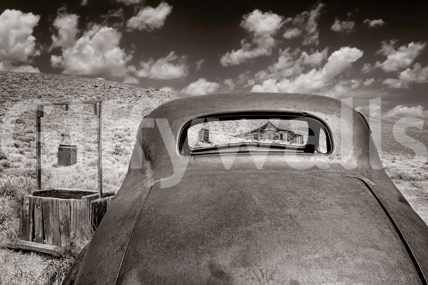 Ghost Town Relic Wall Mural -2308173