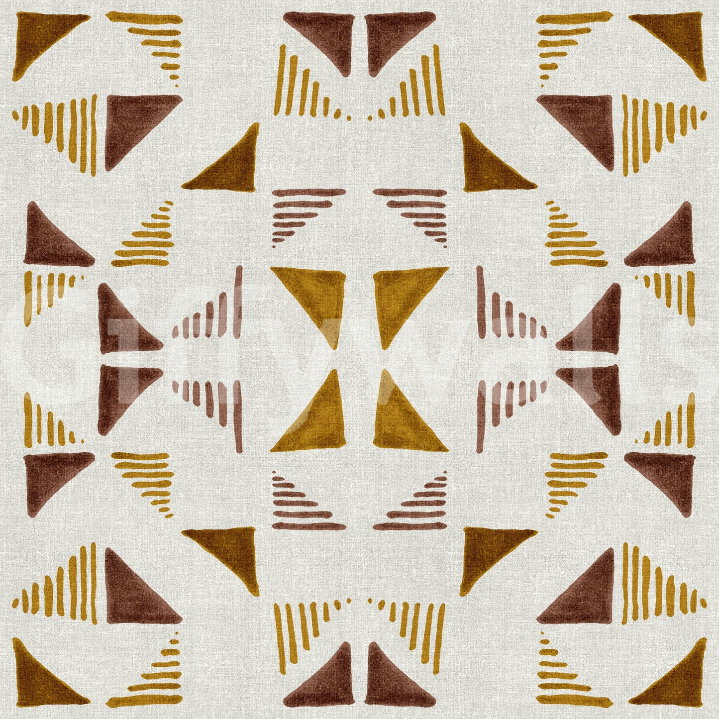 Triangles Composition Warm Wallpaper