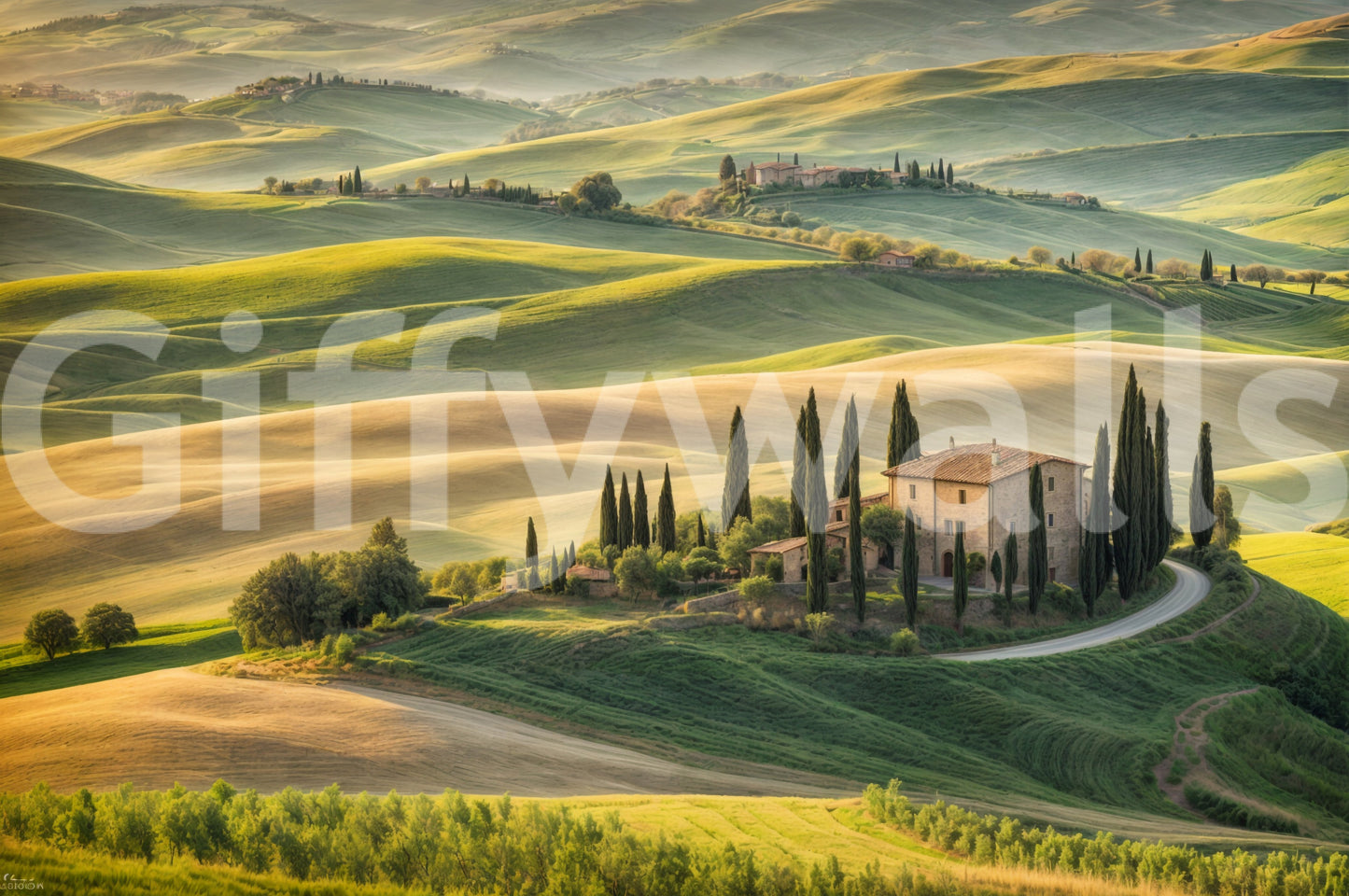 Italian Countryside Wallpaper