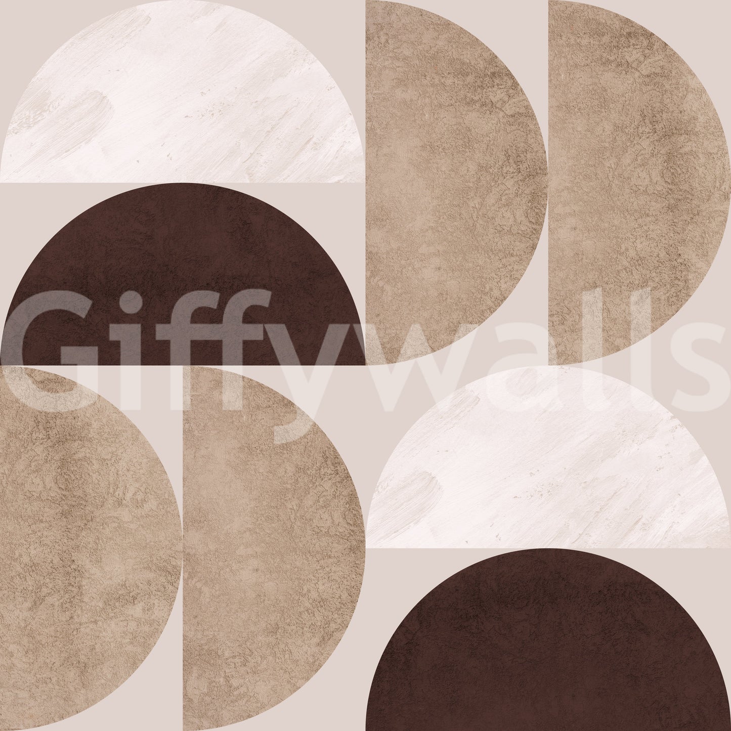 Moderne halvcirkel i midten af århundrede