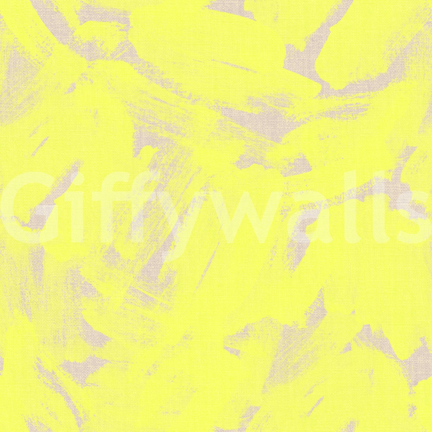 Neon Yellow Abstract Brushstroke tapet