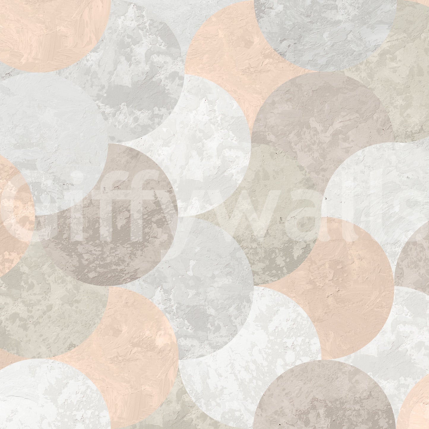 Abstract geometric mural wallpaper