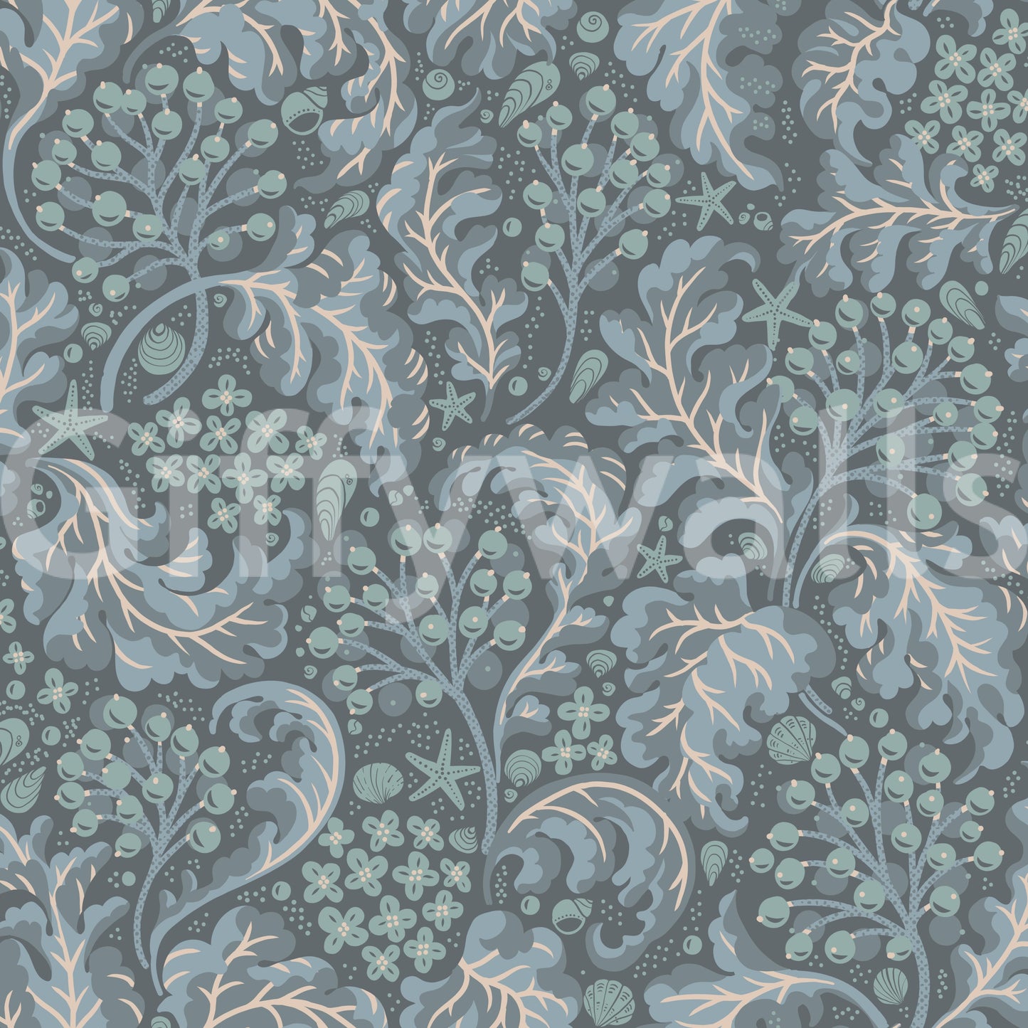 Sea Kale - Deep Blues tapet