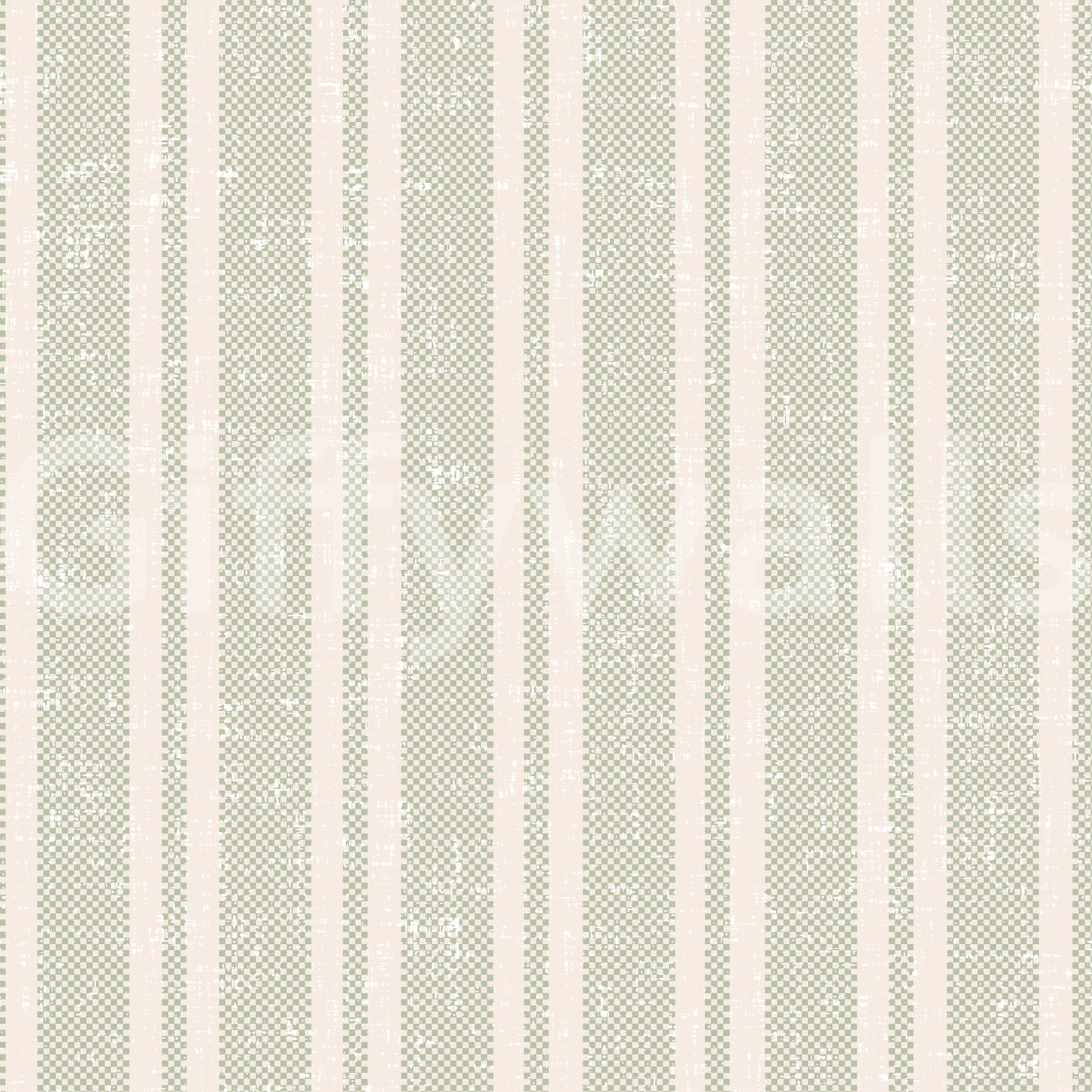 Sunchair Stripe - Green Wallpaper