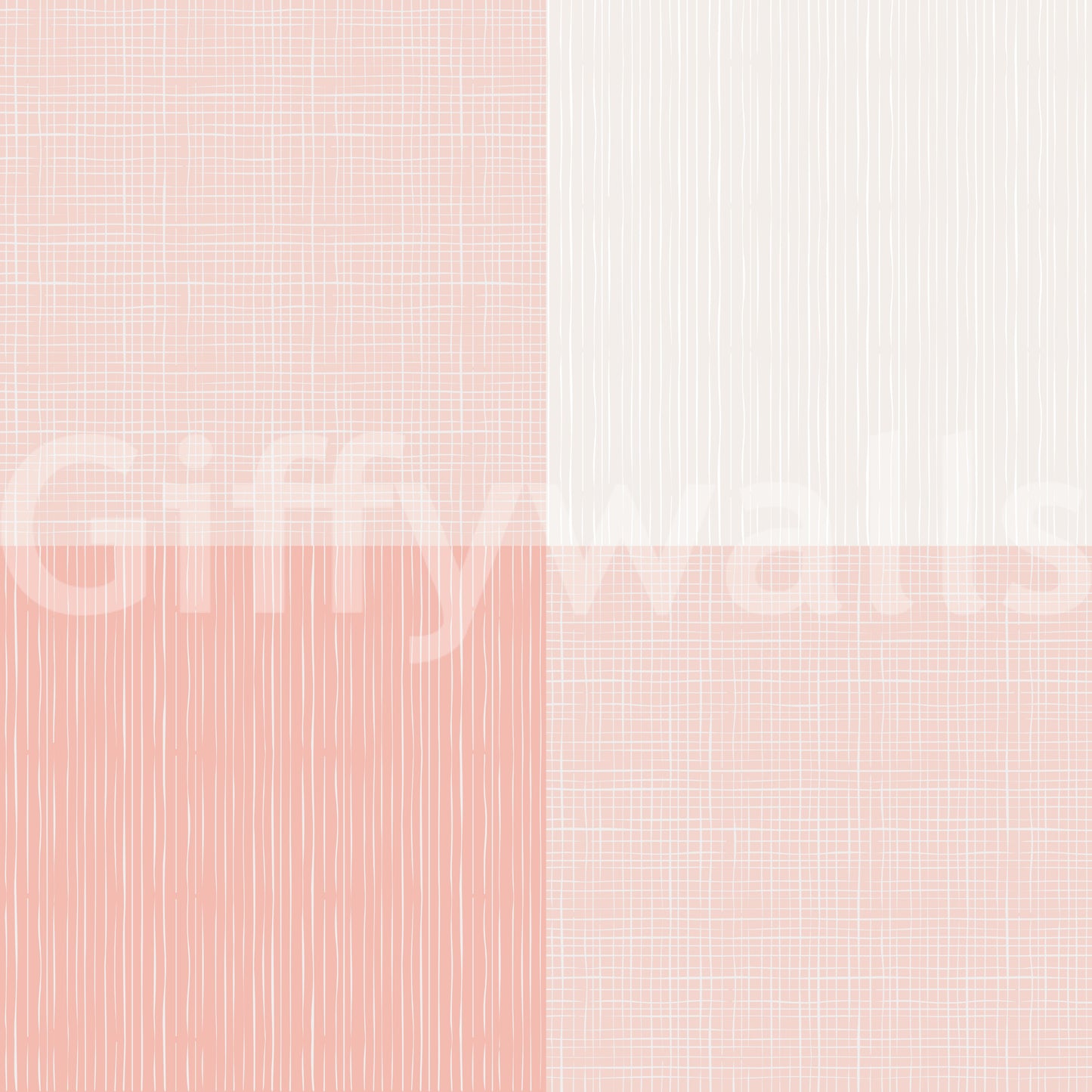 Rustik buffalo plaid blød lyserød tapet